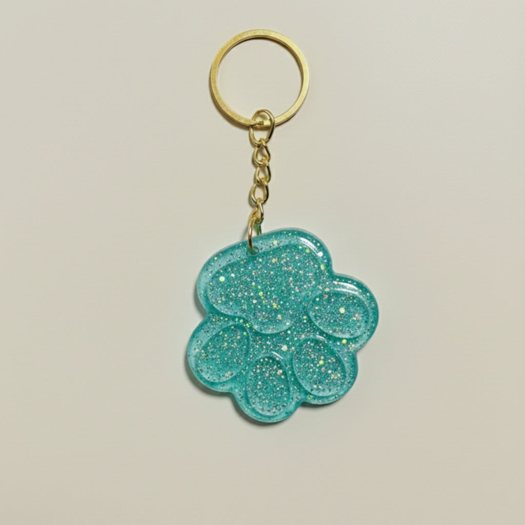 Pati Epoksi Anahtarlık | Paw Love Serisi – El Yapımı Özel Tasarım