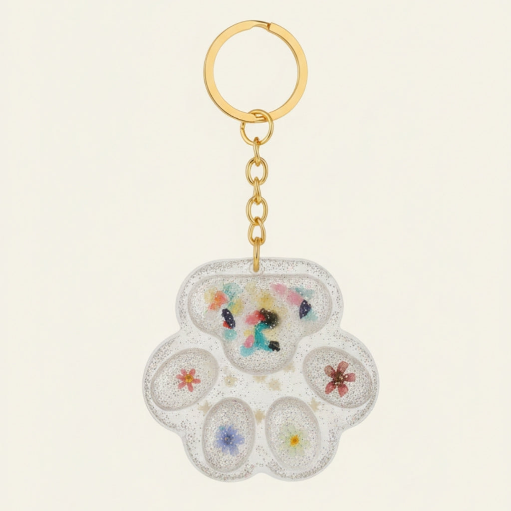 Pati Epoksi Anahtarlık | Paw Love Serisi – El Yapımı Özel Tasarım