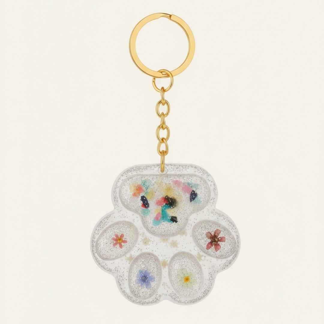 Pati Epoksi Anahtarlık | Paw Love Serisi – El Yapımı Özel Tasarım